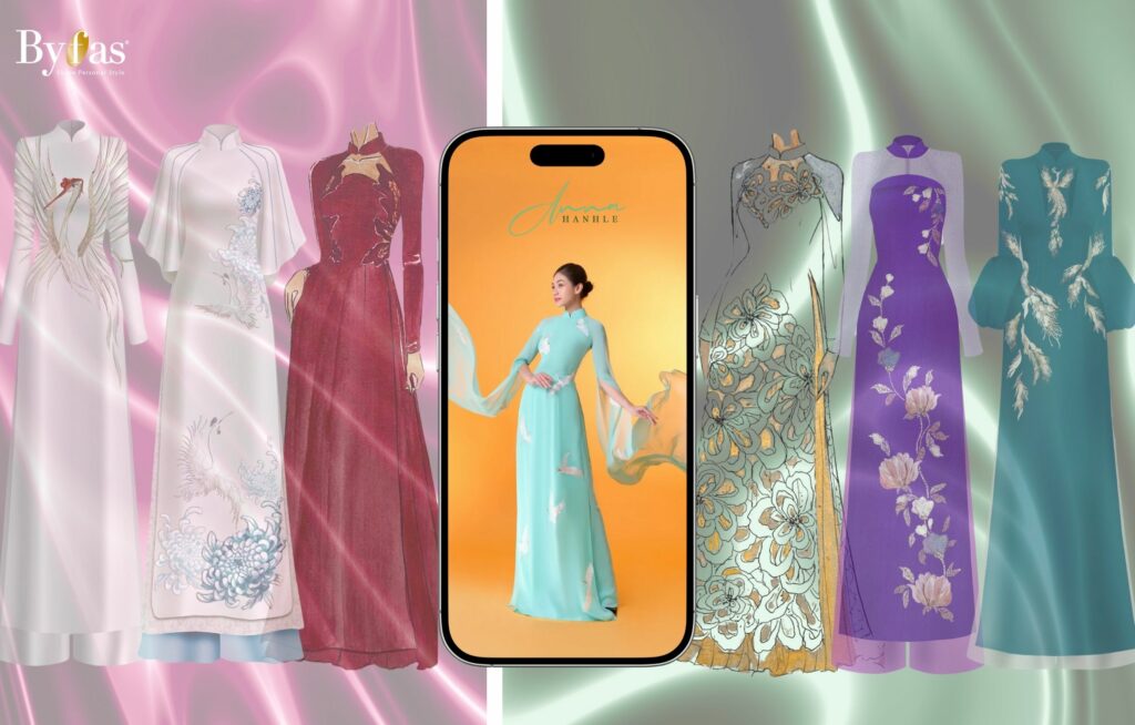 Silk & Glamour Affair in Ao Dai Couture in Sunset 3 4 1024x654 1