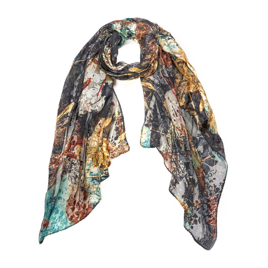 Googette Silk Scarf Black510613102003202 1