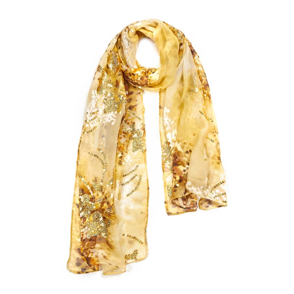 Googette Silk Scarf Brown510613102105202 1