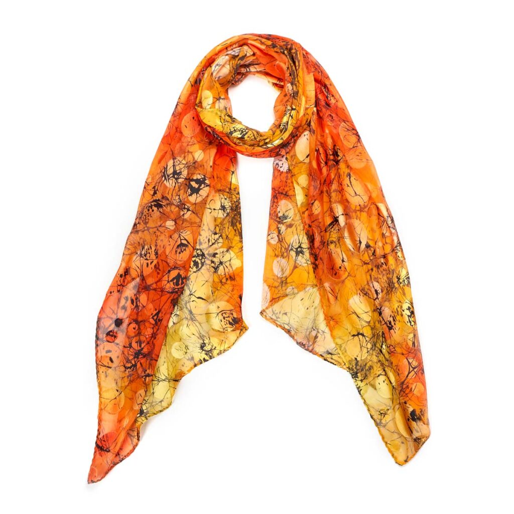 Googette Silk Scarf Orange 510613102301202 1