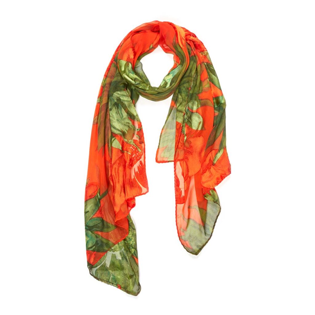 Googette Silk Scarf Blue 510613101204202 1