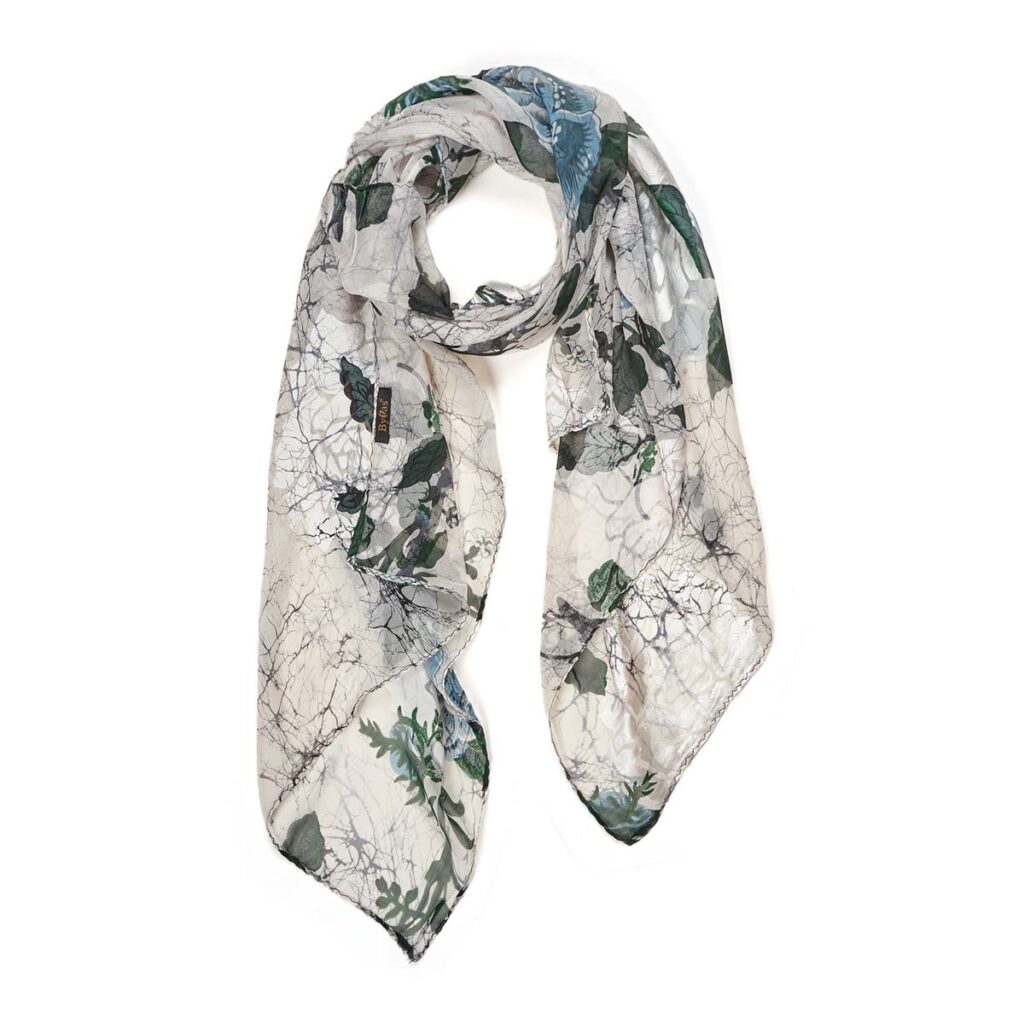 Googette Silk Scarf Grey 510613101800202 1
