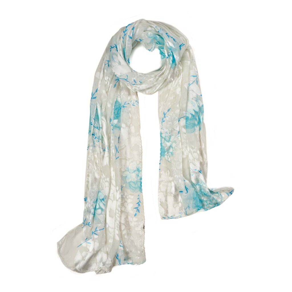 Googette Silk Scarf White 510613101901202 1