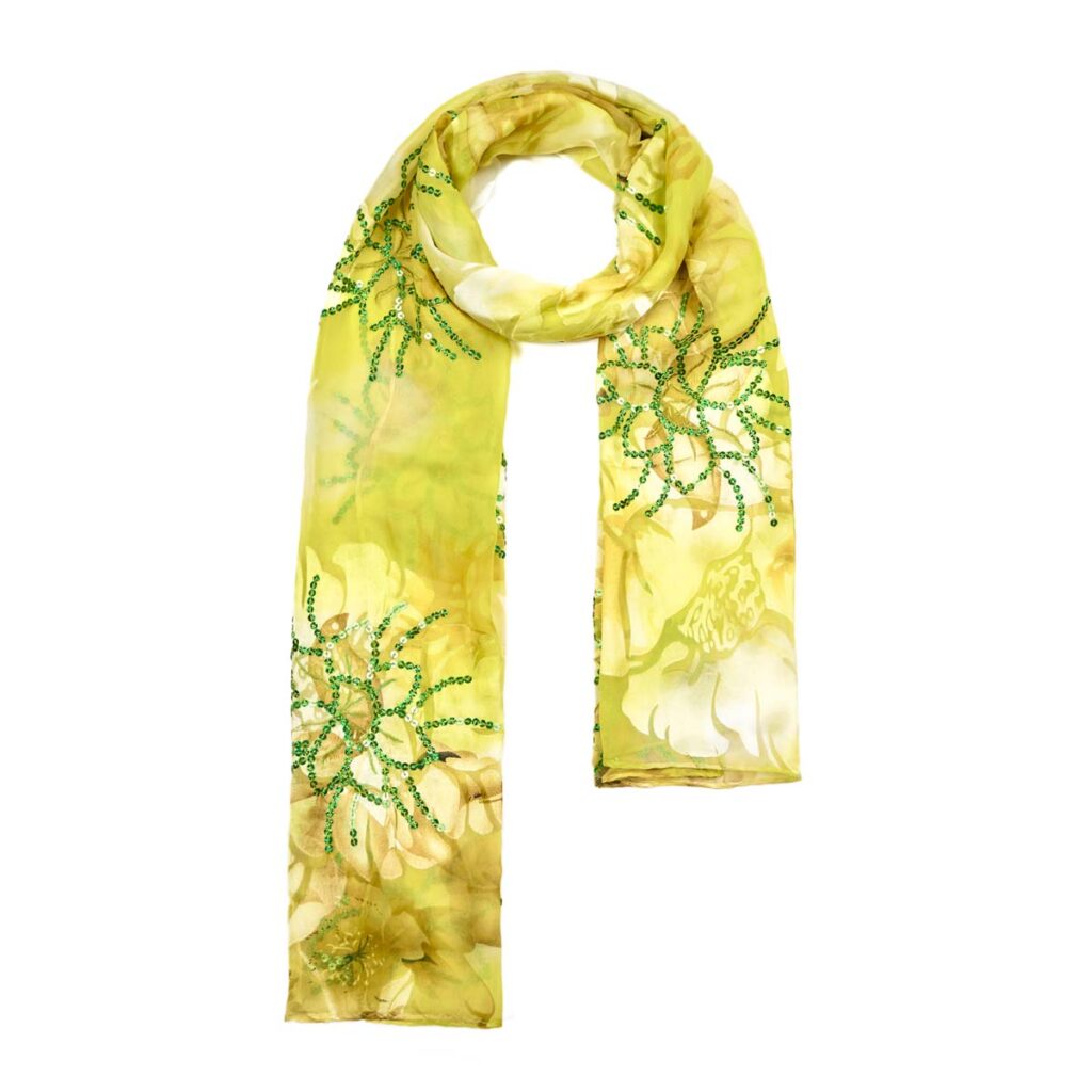 Googette Silk Scarf Yellow 510613101405202 1