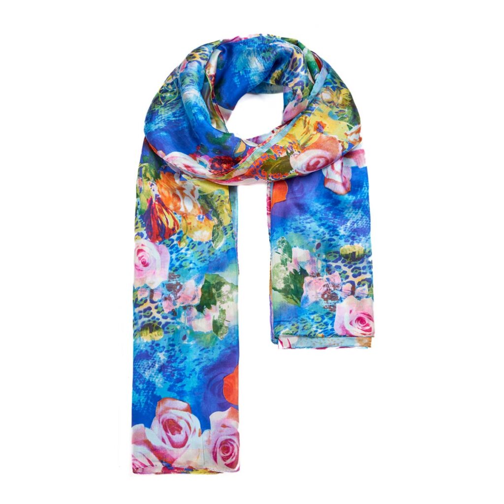 Habutai Silk Scarf Blue 510614131602202 1
