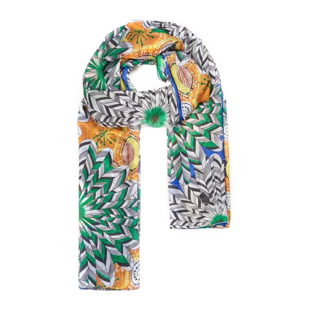 Habutai Silk Scarf Blue 510614132605202 1