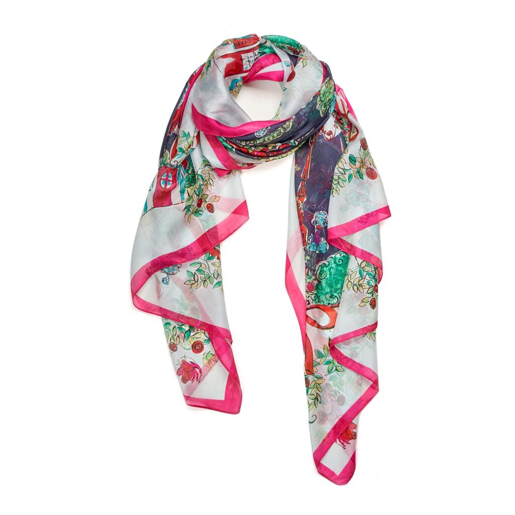 Habutai Silk Scarf Grey 510614132800202 1