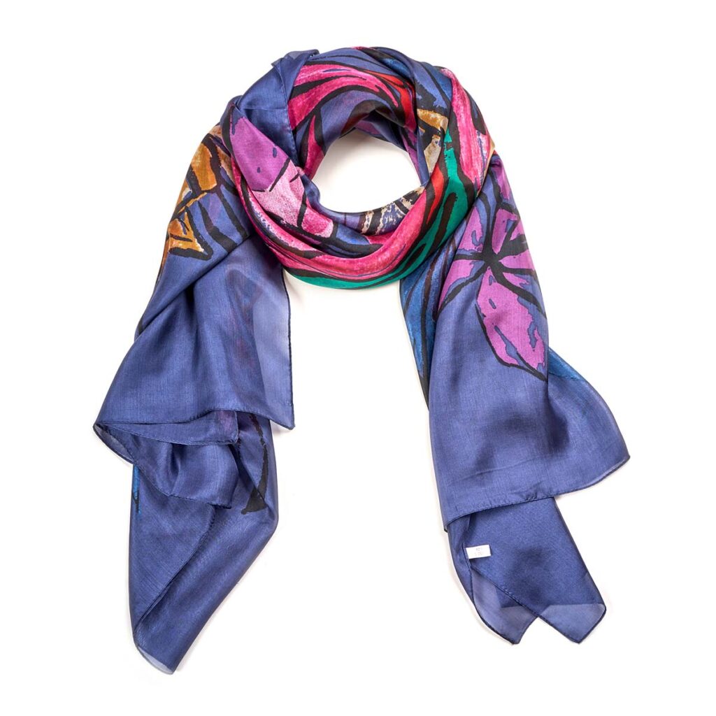 Habutai Silk Scarf Violet 510614132702202 1