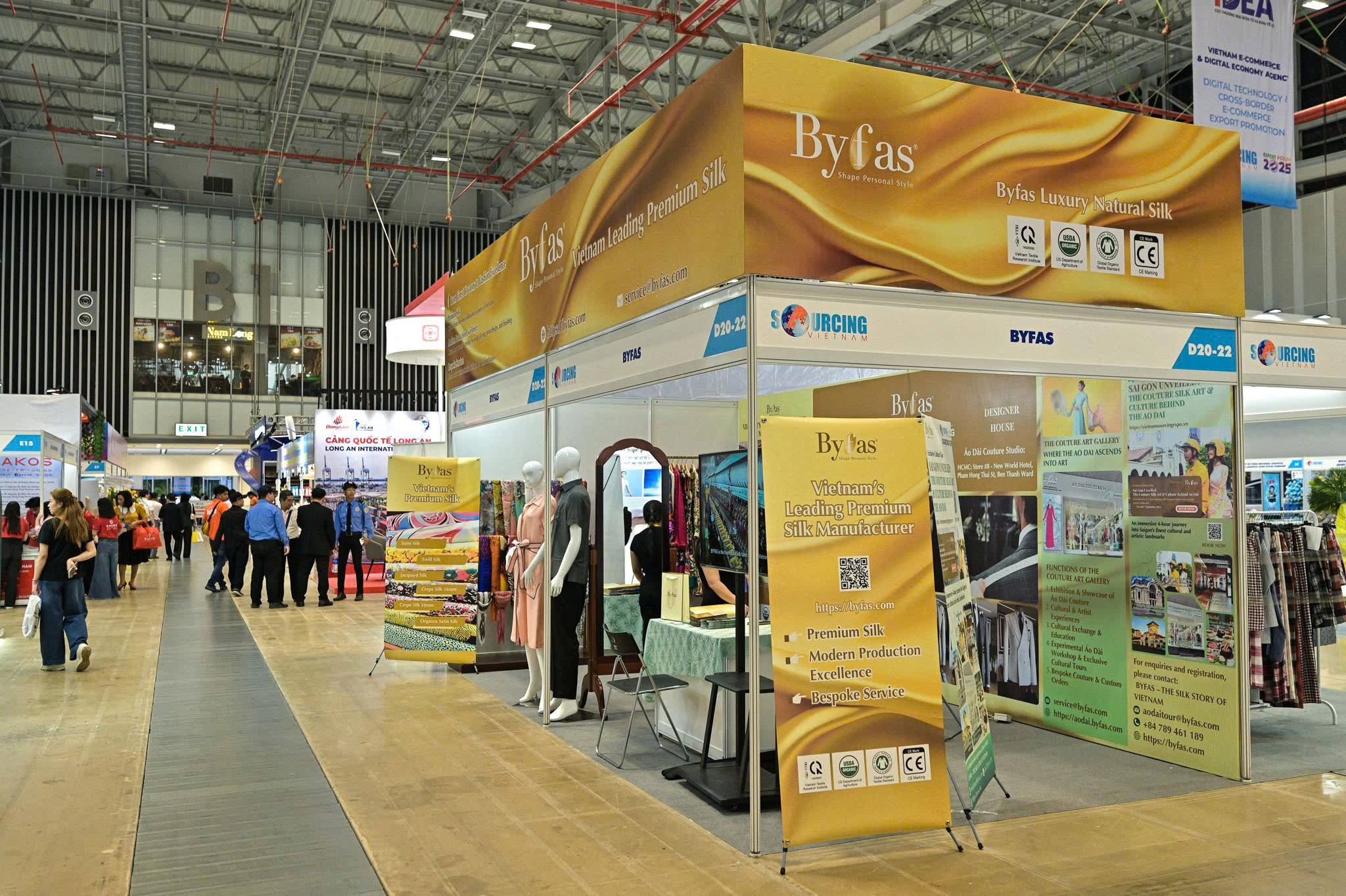 Byfas and Designer Anna Hạnh Lê Redefine Vietnam Luxury Silk at Sourcing Expo 2025 2 Vietnam Luxury Silk at Sourcing Expo 2025