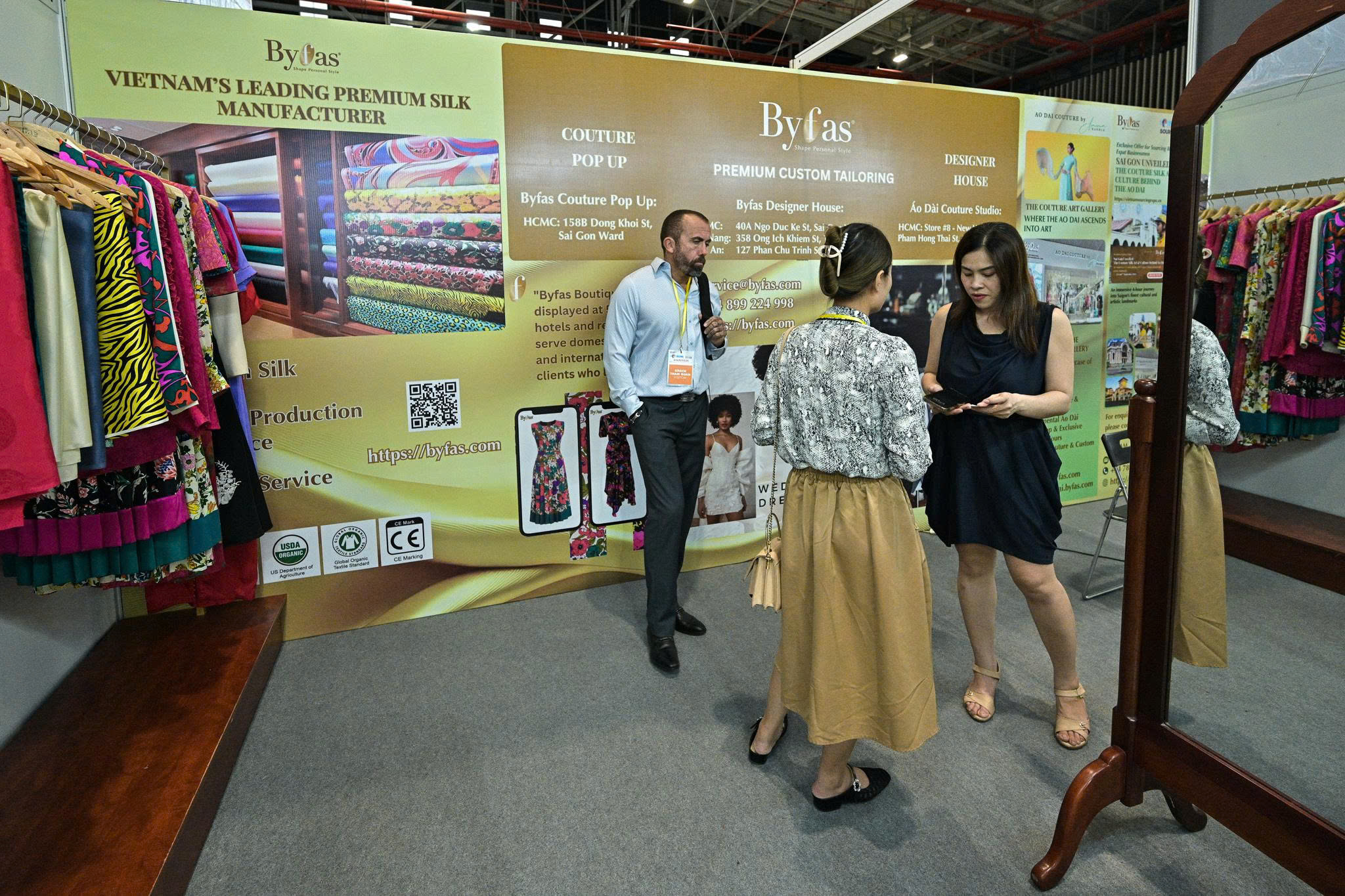 Byfas and Designer Anna Hạnh Lê Redefine Vietnam Luxury Silk at Sourcing Expo 2025 9 Vietnam Luxury Silk at Sourcing Expo 2025